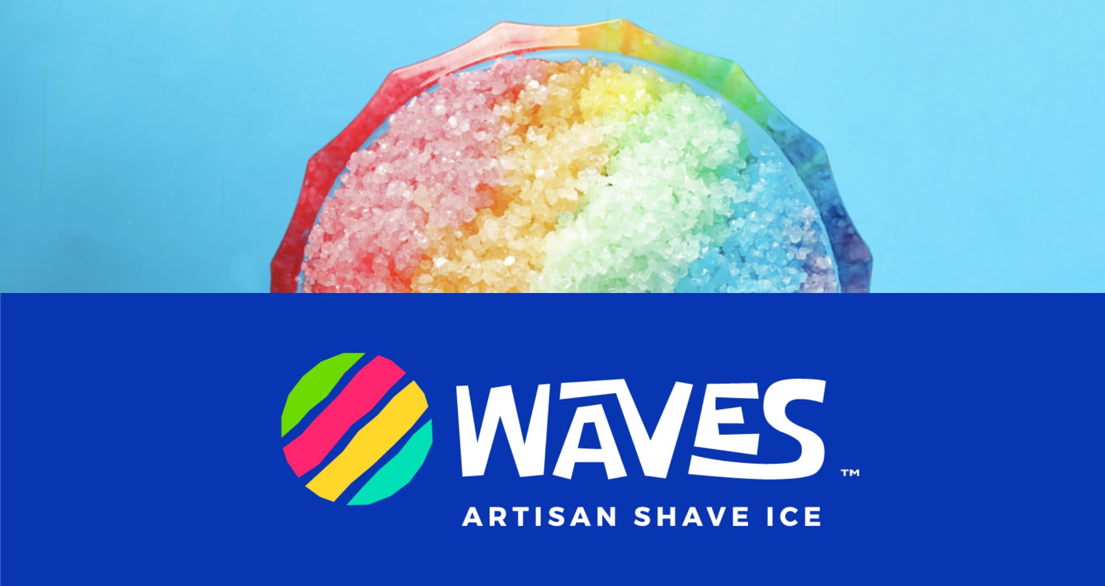 Logo design for a funky Shave Ice brand